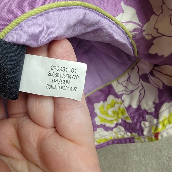 Banana Republic Purple Floral Bucket Hat - Picture 5 of 5